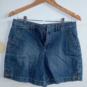 Gloria Vanderbilt Blue Jean Shorts Relaxed Fit